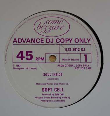 SOFT CELL - Soul Inside (DJ Promo)